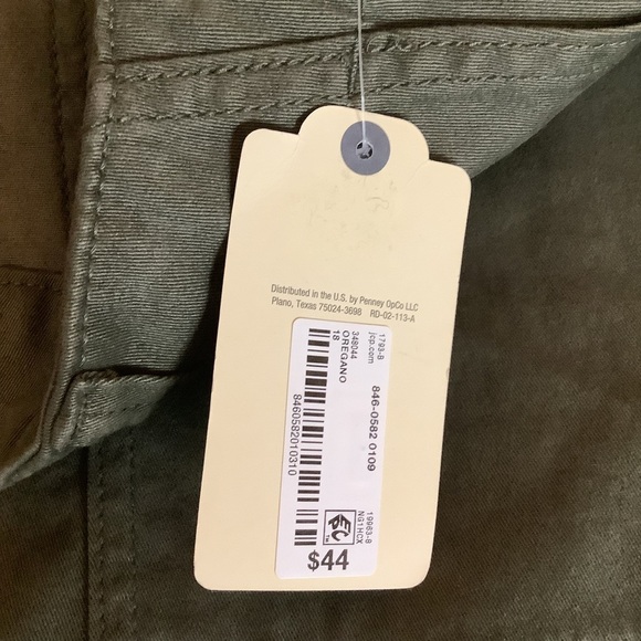 St.John’s Bay Size 18 Oregano Pants With Pockets. New With Tags. - Picture 7 of 8